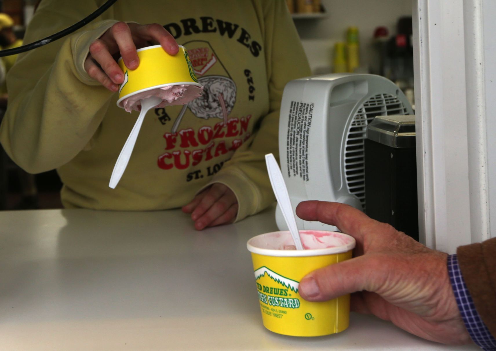 It's never too cold for Ted Drewes